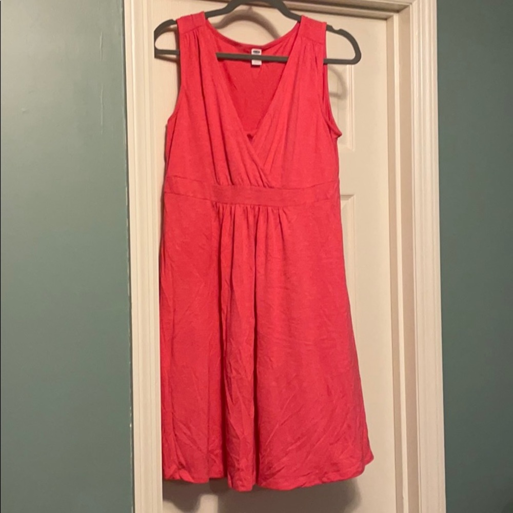 Maternity/nursing sleeveless dress